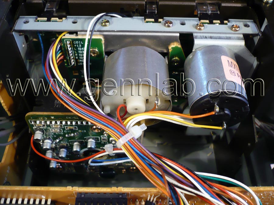 TASCAM 122mkIII. Mechanism. Rear. TASCAM 122mkIII. Mechanism. Rear.