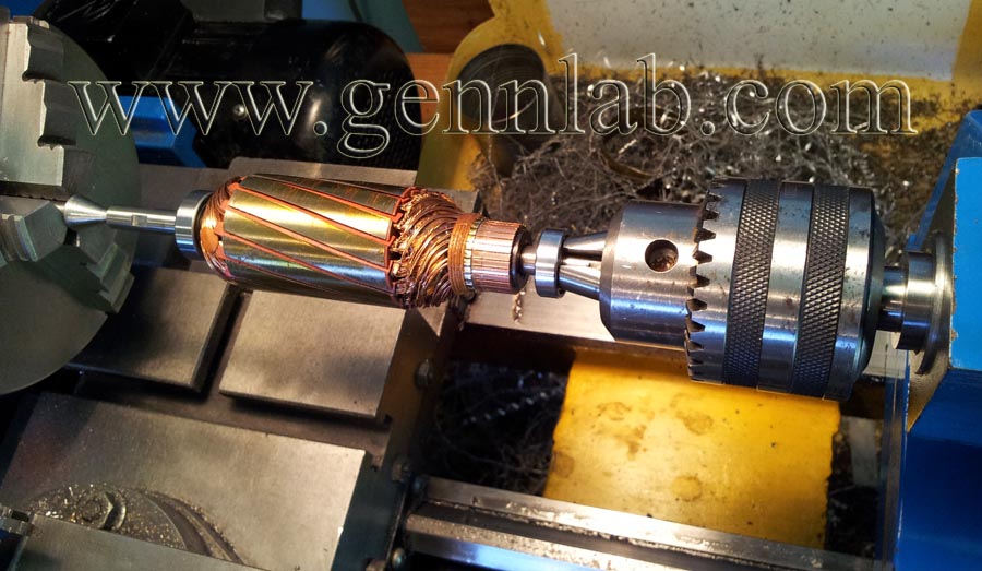 Reel Motor Rotor. New Bearing fitting Reel Motor Rotor. New Bearing fitting