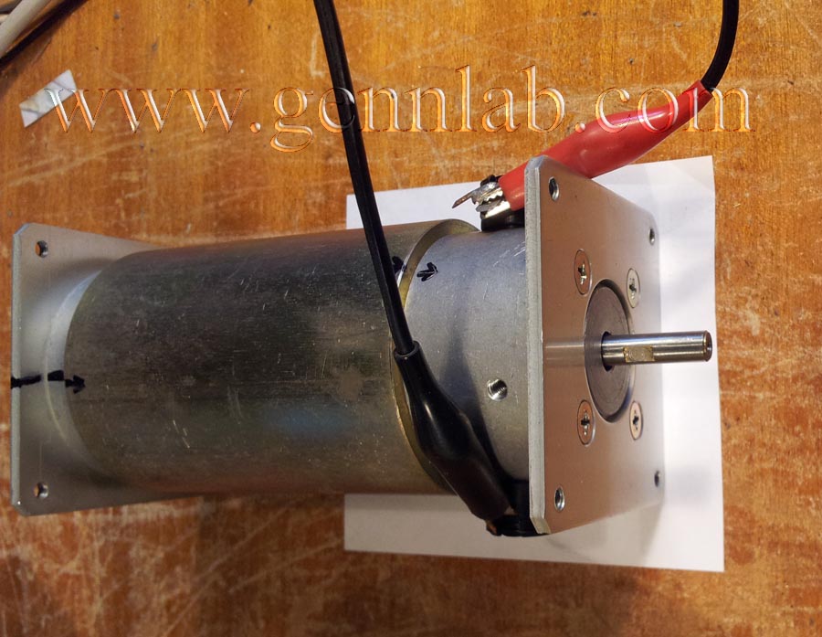 Reel Motor assembled. Under test. Reel Motor assembled. Under test.