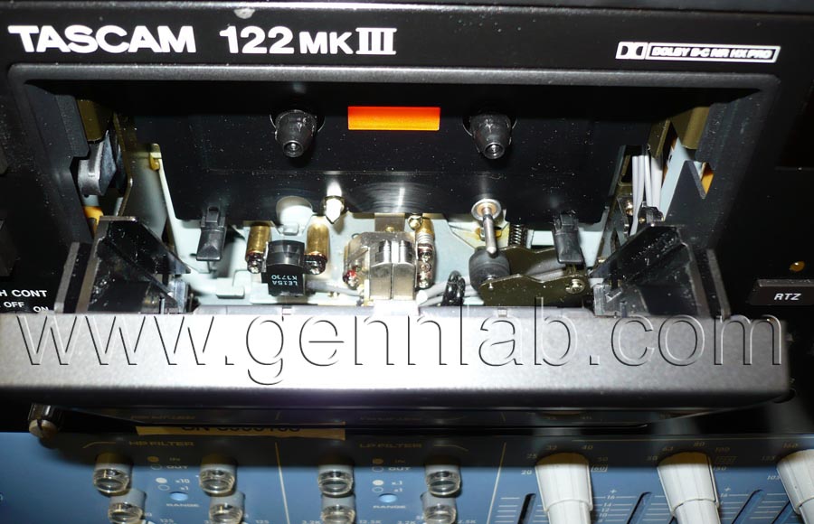 TASCAM 122mkIII. Heads. TASCAM 122mkIII. Heads.