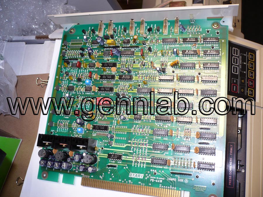 OTARI MTR10 Production Tape Recorder Capstan_Control_Board D removed for service OTARI MTR10 Production Tape Recorder Capstan_Control_Board D removed for service