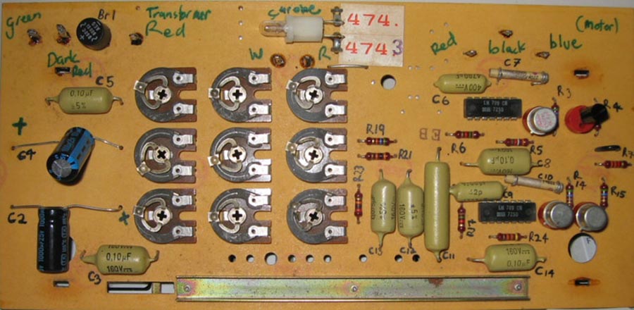 Thorens TD125 MkII Speed Control PCB Thorens TD125 MkII Speed Control PCB