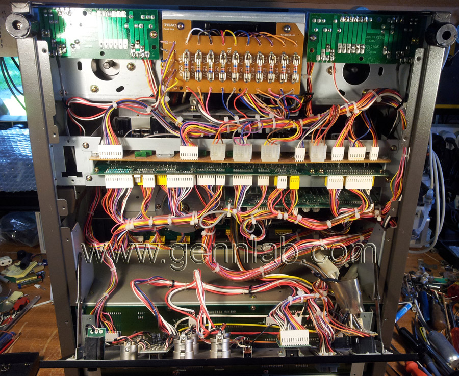 Tascam 42B Rear Panels removed Tascam 42B Rear Panels removed
