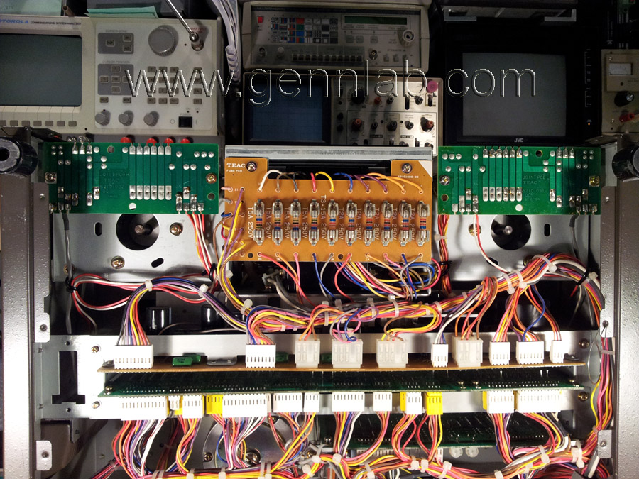 Tascam 42B Rear Panels removed, top Tascam 42B Rear Panels removed, top