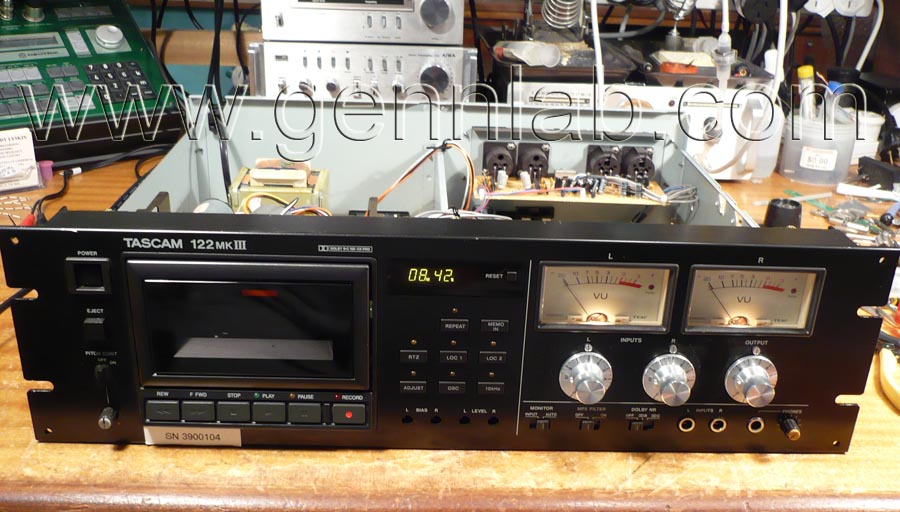 TASCAM 122mkIII Under Tests. TASCAM 122mkIII Under Tests.