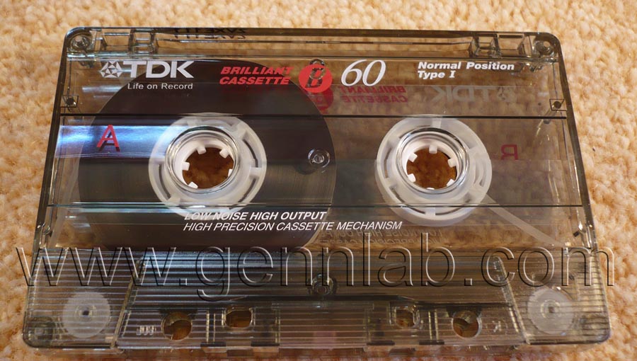 TDK B60 cassette. Thailand.