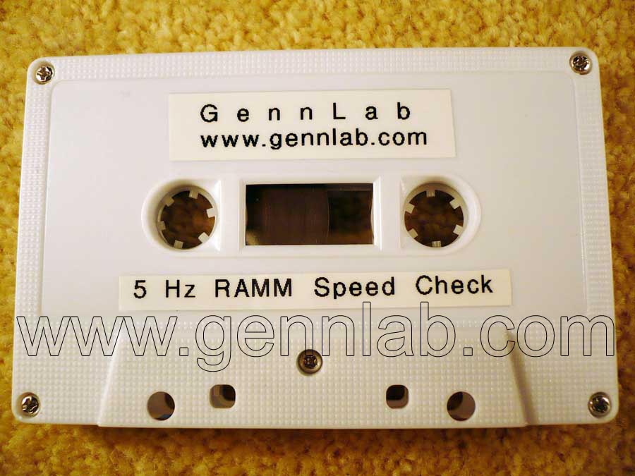 5 Hz RAMM Speed Check Cassette