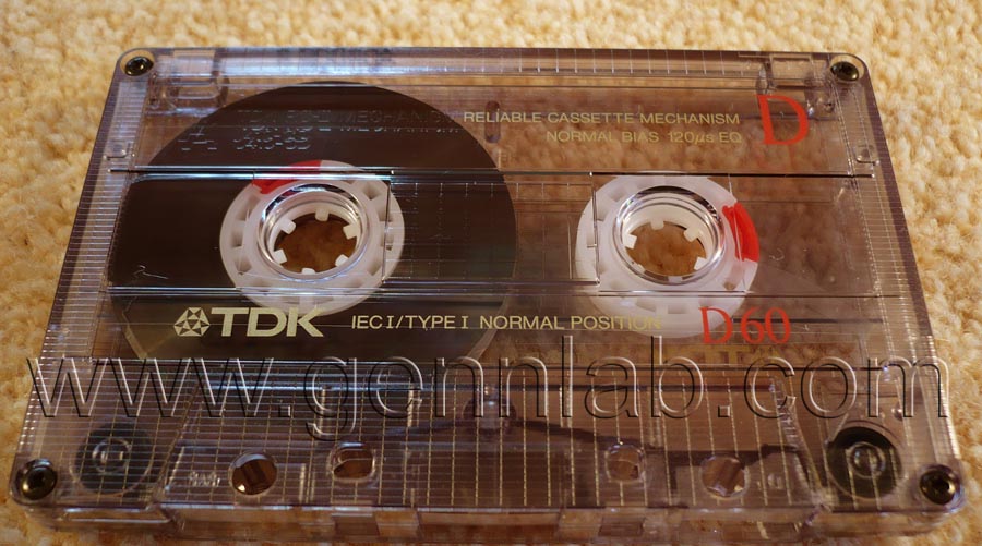 TDK D60 cassette. Japan.
