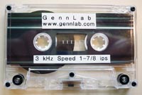Link to GennLab 3 kHz Speed and Wow & Flutter Standard Alignment Cassettes